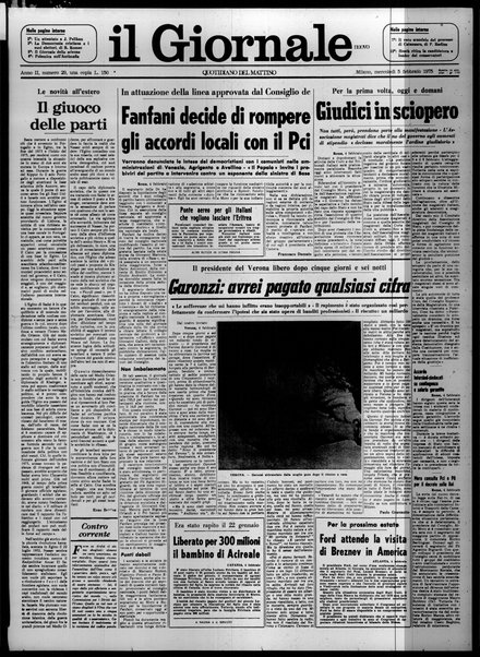 Il giornale nuovo : quotidiano del mattino